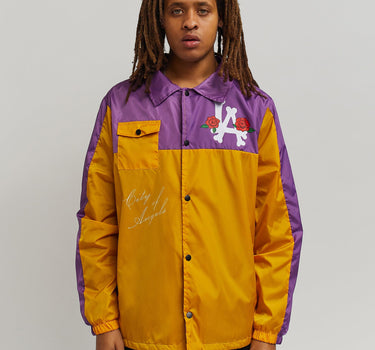 Los Angeles Coaches Jacket - Yellow