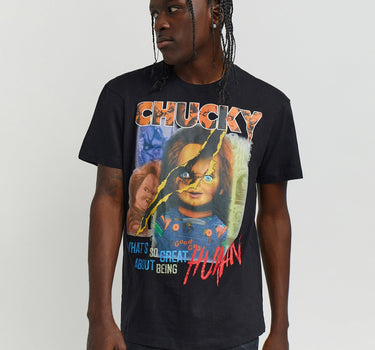 Chucky Human Short Sleeve Tee - Black