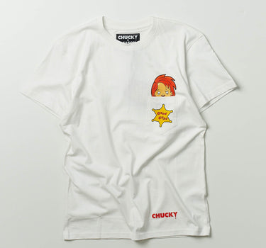 Chucky Wanna Play Pocket Short Sleeve Tee - White