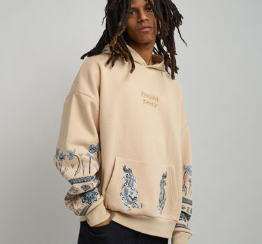 Guardian Embroidered Hoodie - Khaki