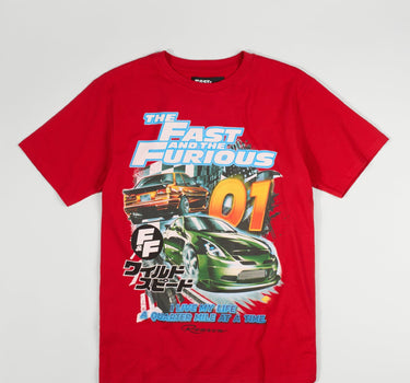 Fast And Furious Short Sleeve Tee - Red