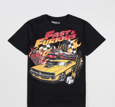 Fast And Furious Short Sleeve Tee - Black