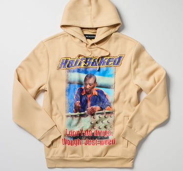 Half Baked Just Weed Hoodie - Khaki