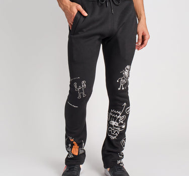 Basquiat World Famous Flare Pant - Black