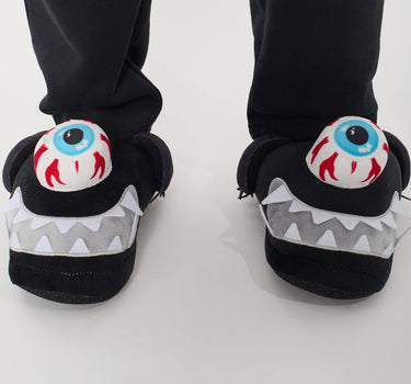 Keep Watch Slippers - Black