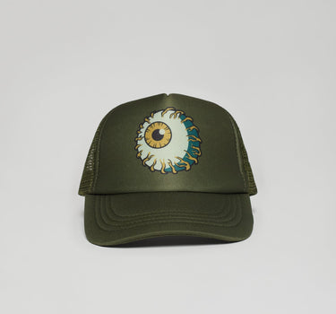 Mishka Keep Watch Embroidered Trucker Hat - Olive Green