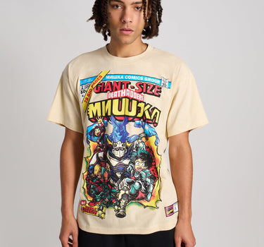 Mishka Comics Short Sleeve Tee - Beige