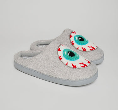 Keep Watch Slippers - Grey