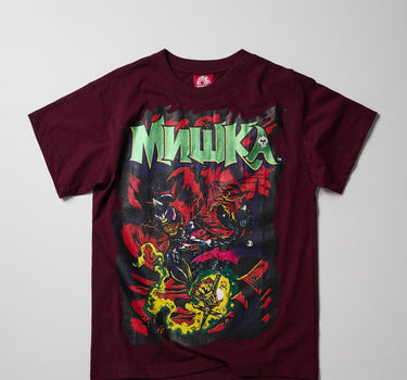 Mishka Issue One Short Sleeve Tee - Brown