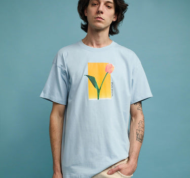 Tulip Short Sleeve Tee - Light Blue