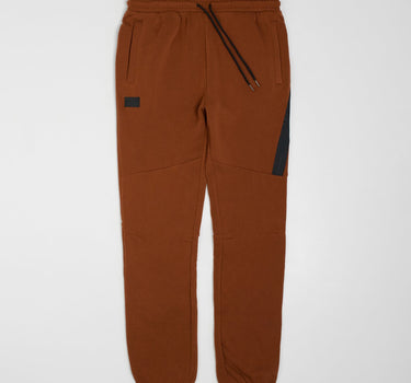 Haram Slim Fit Light Grey Jogger With Zip Detail - Brown