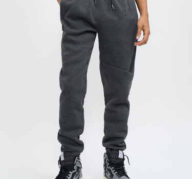 Haram Slim Fit Light Grey Jogger With Zip Detail - Charcoal