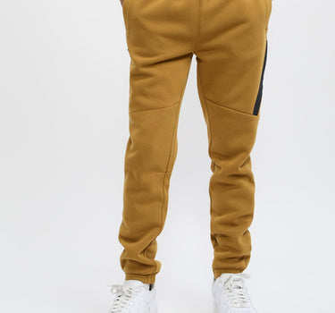 Haram Slim Fit Light Grey Jogger With Zip Detail - Khaki