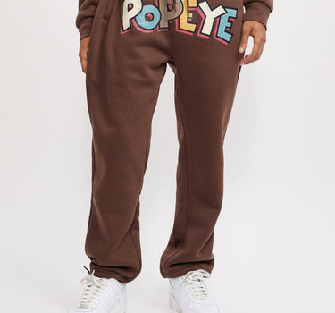 Popeye Toggle Joggers - Brown