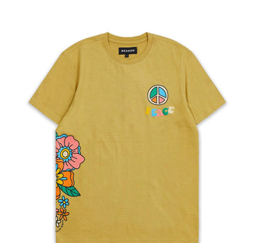 Kids Vibes Short Sleeve Tee - Khaki