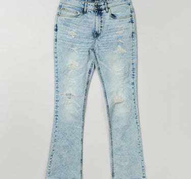 Saucey Light Wash Flare Denim Jeans