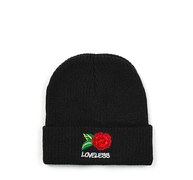 Roses Beanie - Black