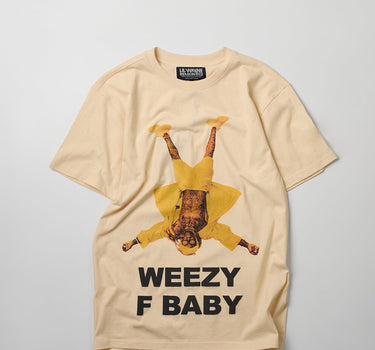 Lil Wayne Weezy F Baby Photo Short Sleeve Tee - Khaki