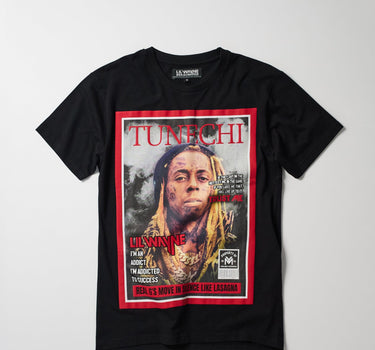 Lil Wayne Cover Short Sleeve Tee - Black