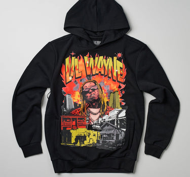 Lil Wayne New Orleans Hoodie - Black