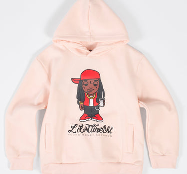 Kids Lil Wayne Tunechi Hoodie - Cream