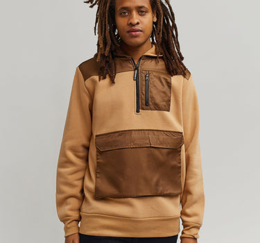 Wheaties Cargo Hoodie - Tan