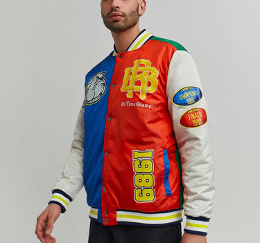 All Time Champ Nylon Bomber Varsity Jacket