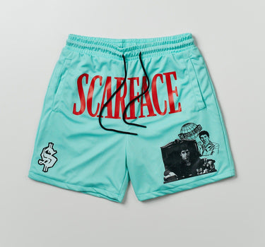 Scarface™ Mesh Shorts - Light Blue