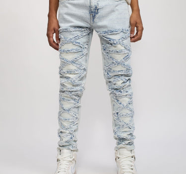 Kids Paulie Denim Jeans - Light Blue