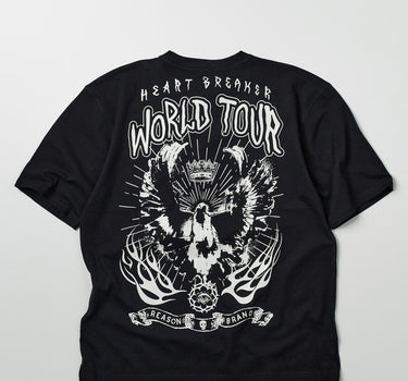 Wild Heart Tour Oversized Short Sleeve Tee - Black