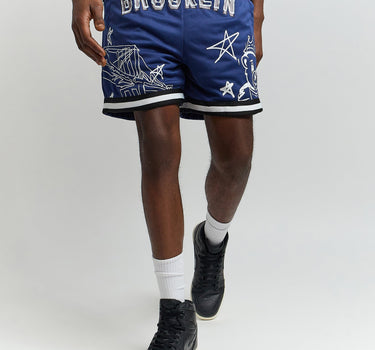 Brooklyn Mesh Shorts - Navy