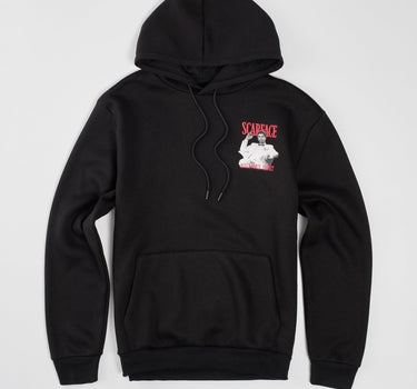 Scarface Cover Back Print Hoodie - Black