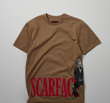 Scarface™ Side Print Short Sleeve Tee - Brown